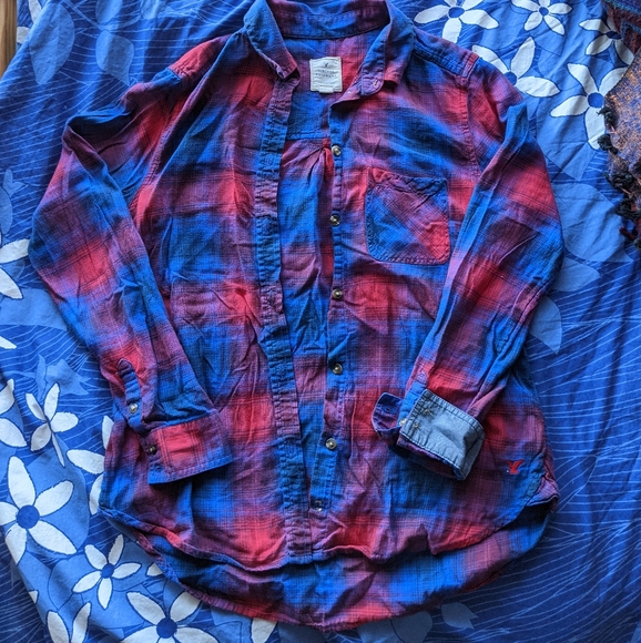 Vintage Boyfriend Checkered Shirt - Picture 3 of 3